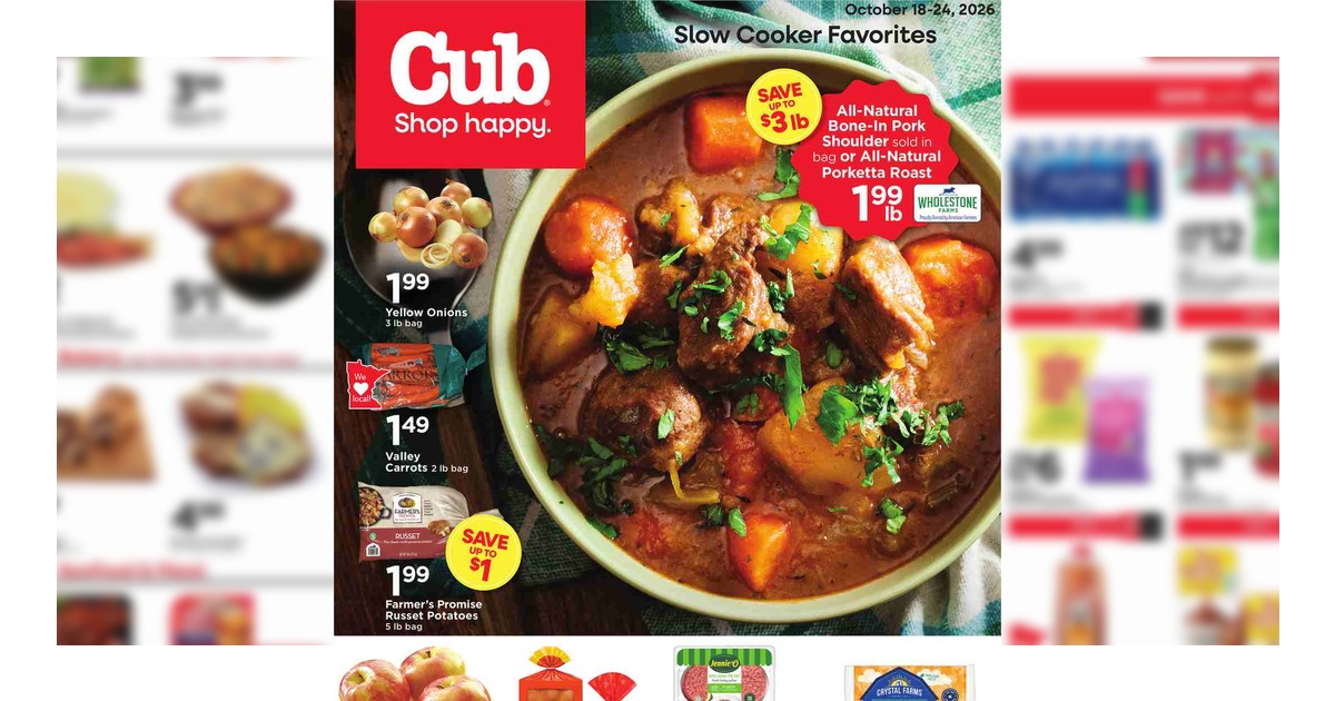 Cub Foods Weekly (10/18/26 - 10/24/26) Ad Preview!