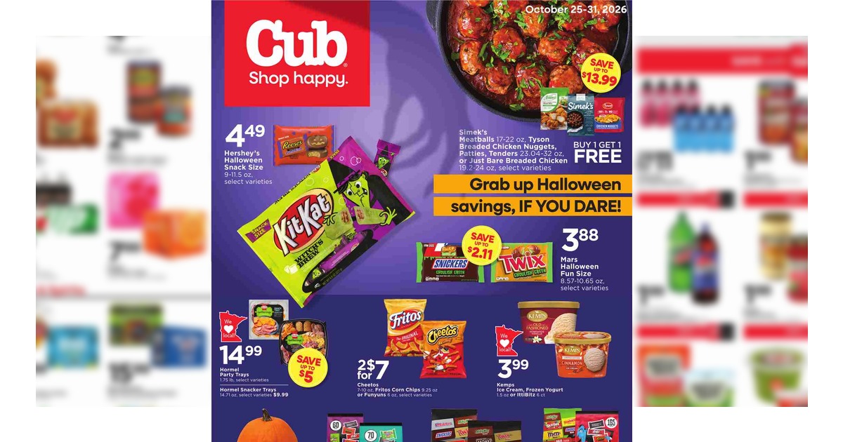 Cub Foods Weekly (10/25/26 - 10/31/26) Ad Preview!