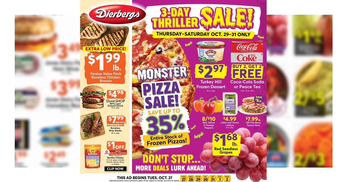 Dierbergs Weekly Flyer (10/27/26 - 11/2/26) Ad Preview