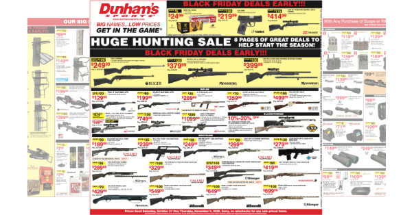 Dunham's Weekly Ad (10/31/26 - 11/5/26)