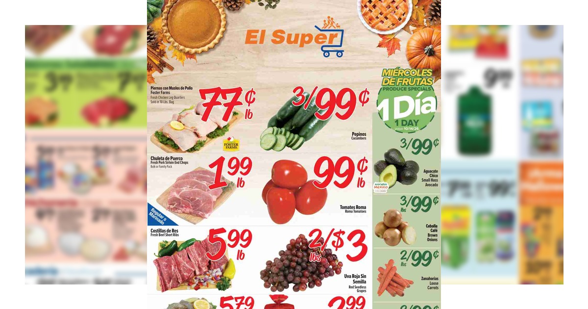 El Super Weekly (10/14/26 – 10/20/26) Ad Preview