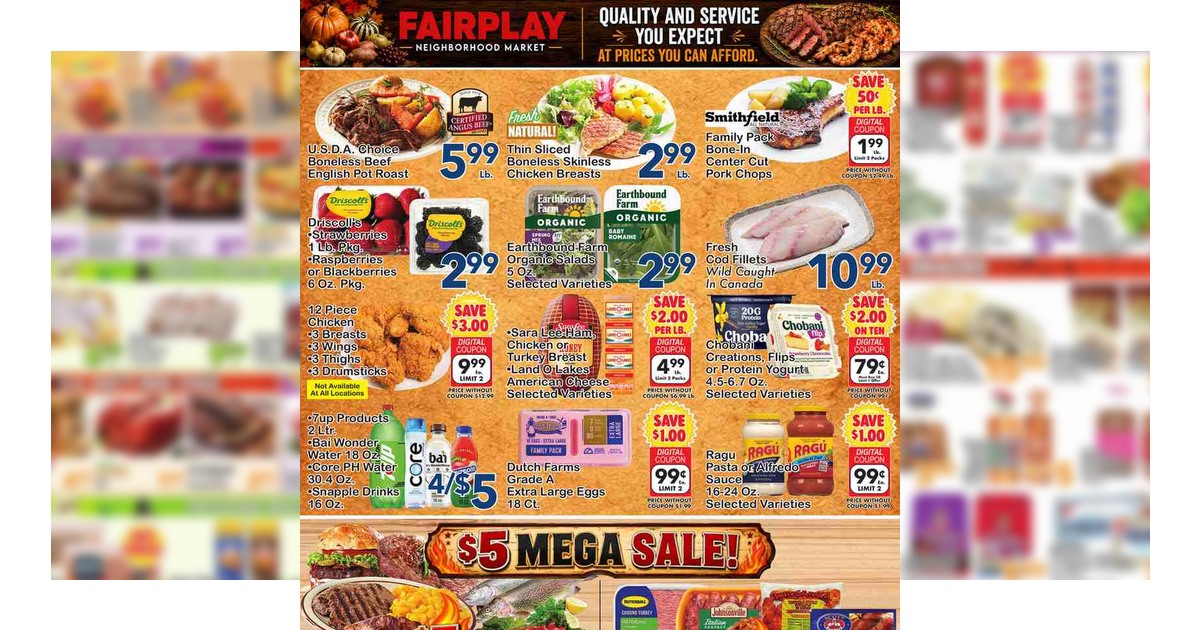 Fairplay Weekly Ad (10/28/26 – 11/3/26) Preview
