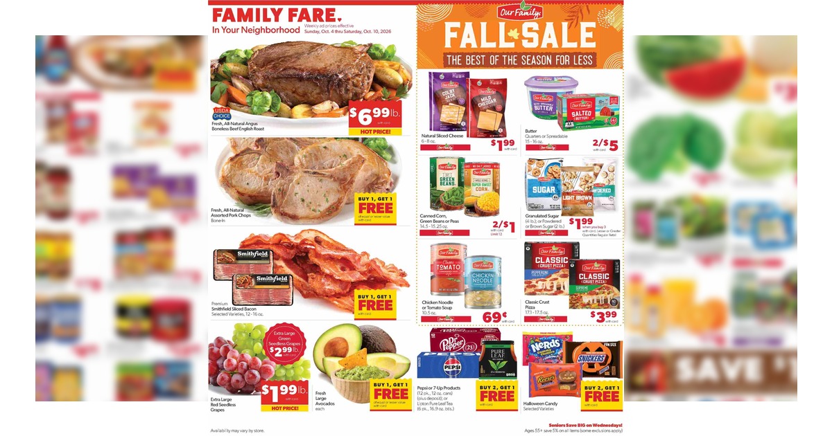 Family Fare Ad (10/4/26 - 10/10/26) Weekly Ad Preview