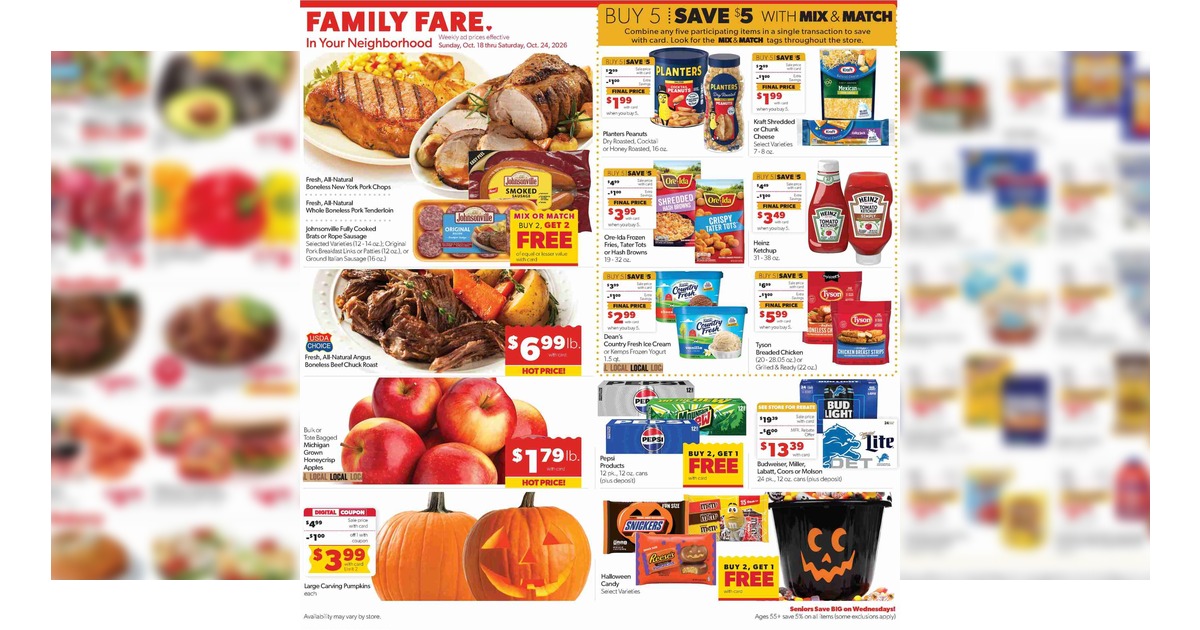 Family Fare Ad (10/18/26 - 10/24/26) Weekly Ad Preview
