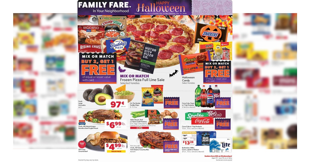 Family Fare Ad (10/25/26 - 10/31/26) Weekly Ad Preview