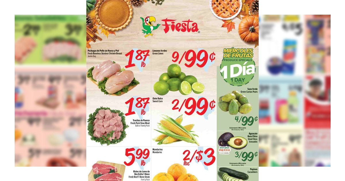 Fiesta Weekly (10/14/26 – 10/20/26) Ad Preview