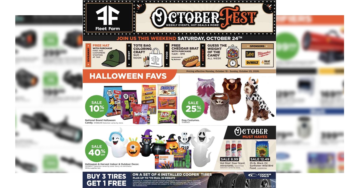 Fleet Farm Weekly Ad (10/19/26 - 10/25/26) Preview!