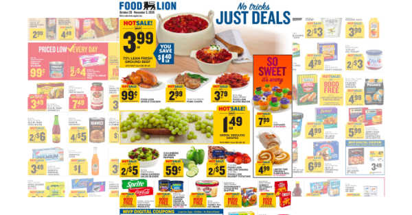 Food Lion Weekly Ad (10/28/26 – 11/3/26)