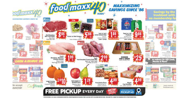 FoodMaxx Weekly Ad (10/7/26 – 10/20/26)
