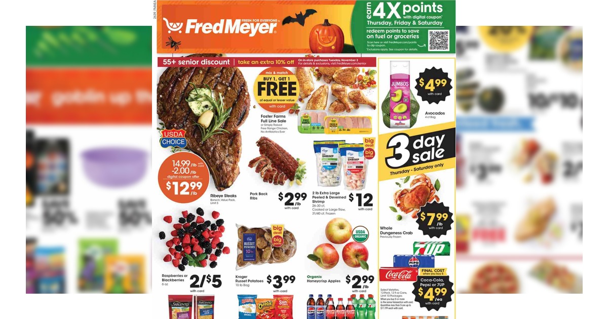 Fred Meyer Weekly Ad (10/28/26 – 11/3/26) Preview