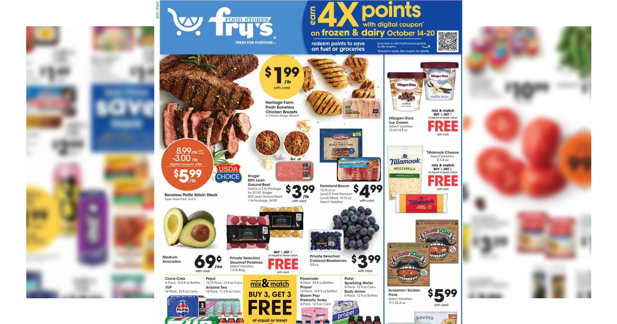 Fry's Weekly Ad (10/14/26 – 10/20/26) Preview