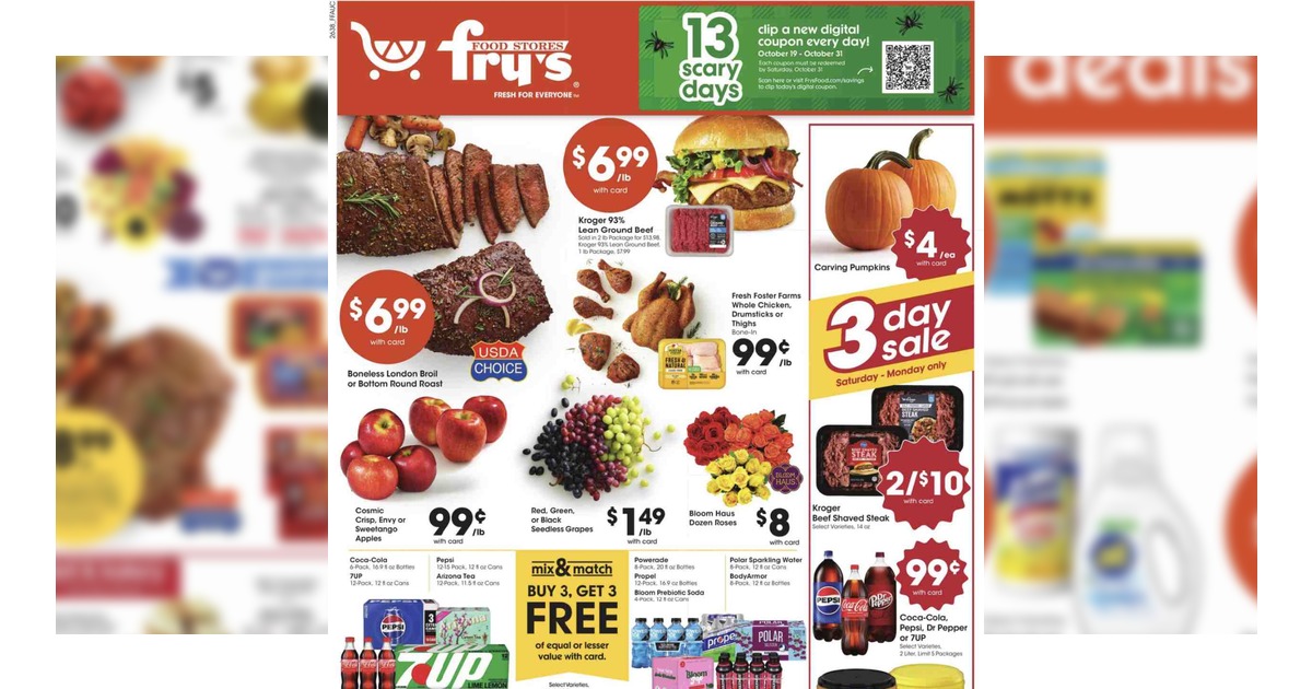 Fry's Weekly Ad (10/21/26 – 10/27/26) Preview