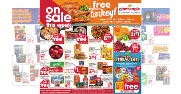 Giant Eagle Weekly (10/15/26 - 10/21/26)