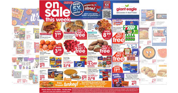 Giant Eagle Weekly (10/22/26 - 10/28/26)