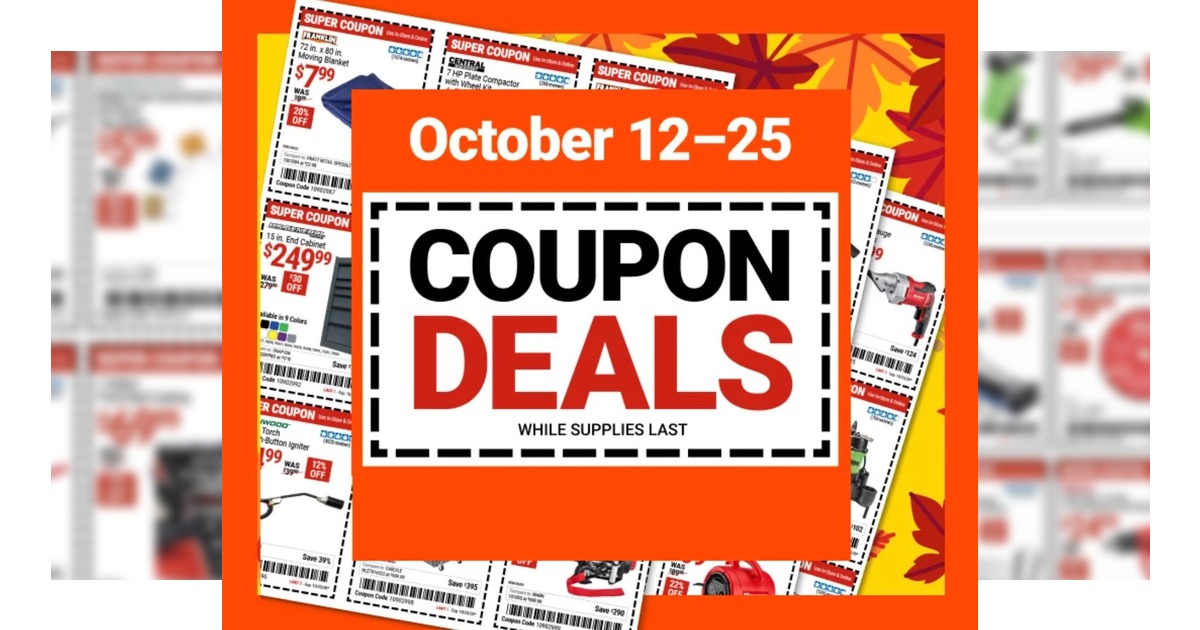 Harbor Freight Weekly Flyer (10/12/26 – 10/25/26) Sales Preview!