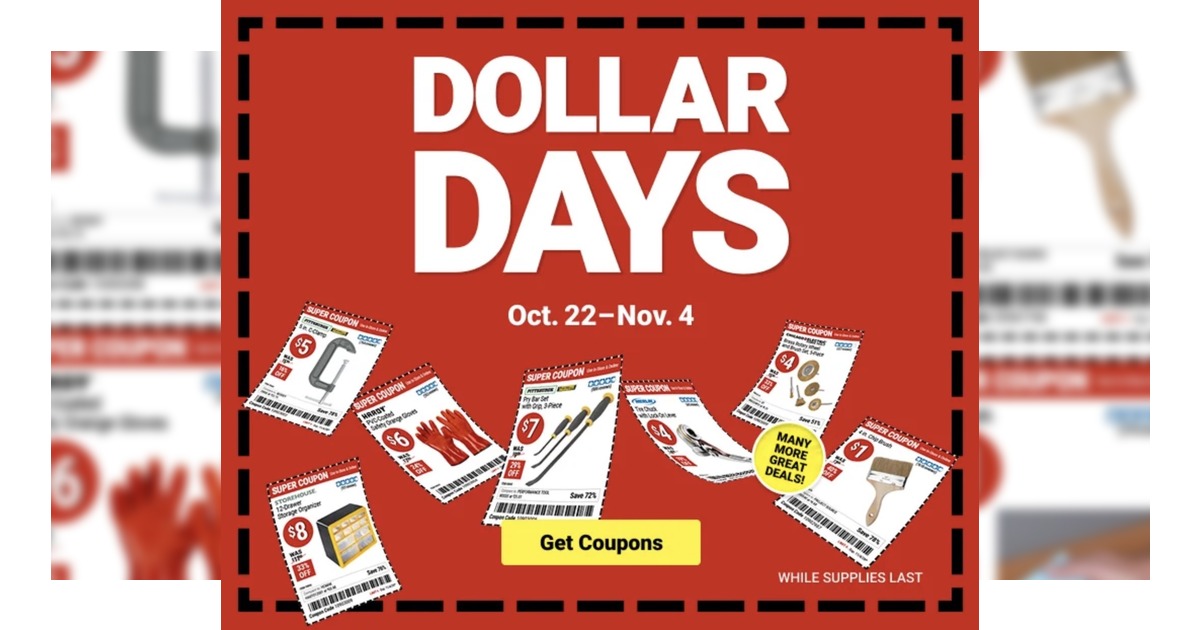 Harbor Freight Weekly Flyer (10/22/26 – 11/4/26) Sales Preview!
