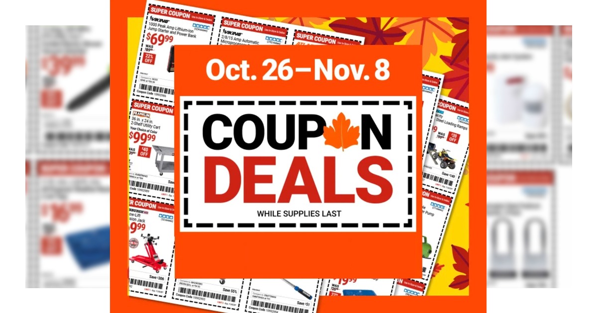 Harbor Freight Weekly Flyer (10/26/26 – 11/8/26) Sales Preview!