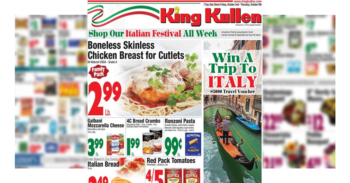 King Kullen Circular (10/2/26– 10/8/26) Weekly Ad