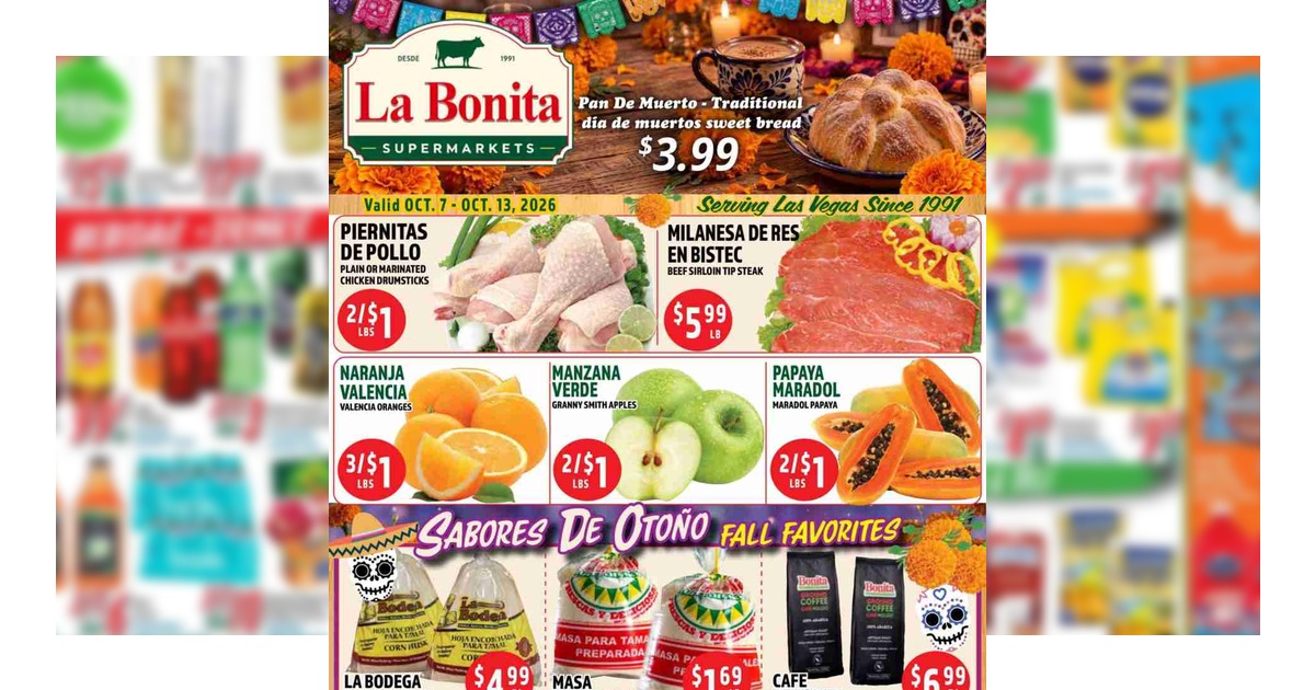 La Bonita Weekly Ad (10/7/26 – 10/13/26) Preview