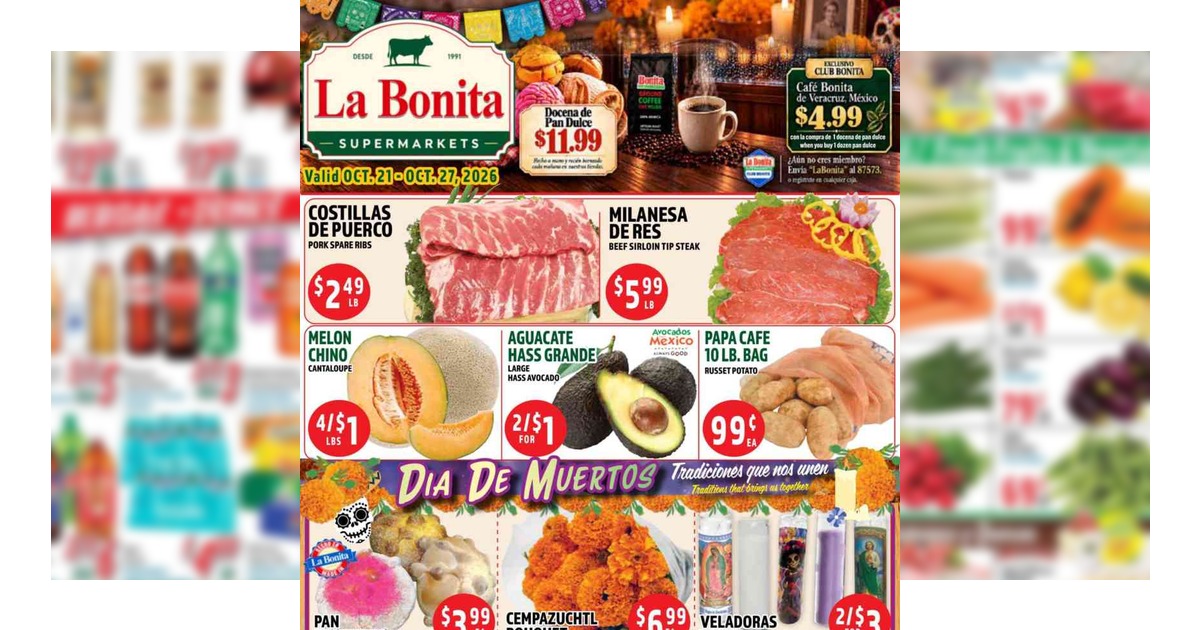 La Bonita Weekly Ad (10/21/26 – 10/27/26) Preview
