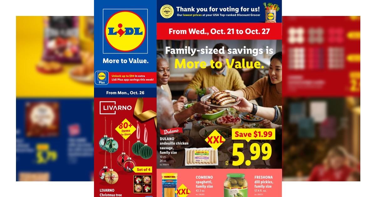 Lidl Weekly Ad (10/21/26 – 10/27/26) Preview!
