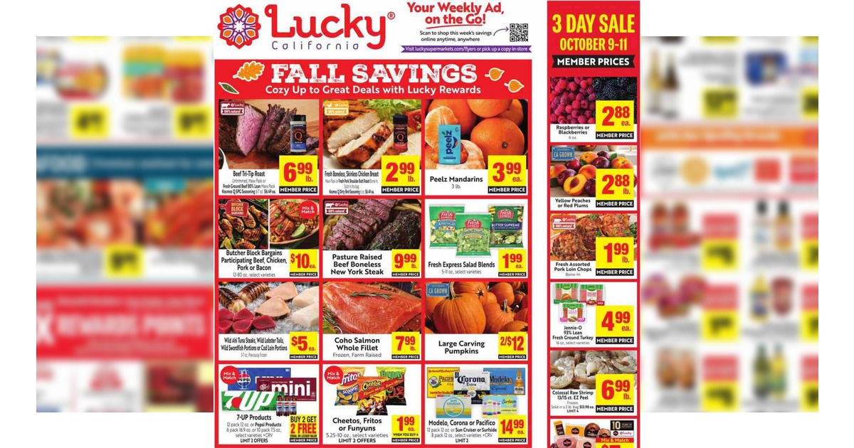 Lucky Supermarkets Weekly Ad (10/7/26 – 10/13/26) Flyer Preview