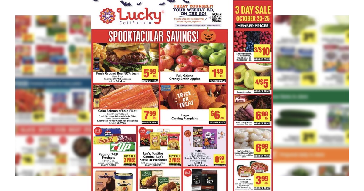 Lucky Supermarkets Weekly Ad (10/21/26 – 10/27/26) Flyer Previewv