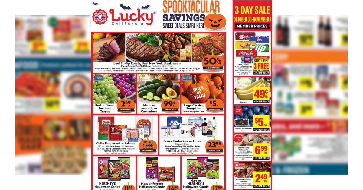 Lucky Supermarkets Weekly Ad (10/28/26 – 11/3/26) Flyer Preview