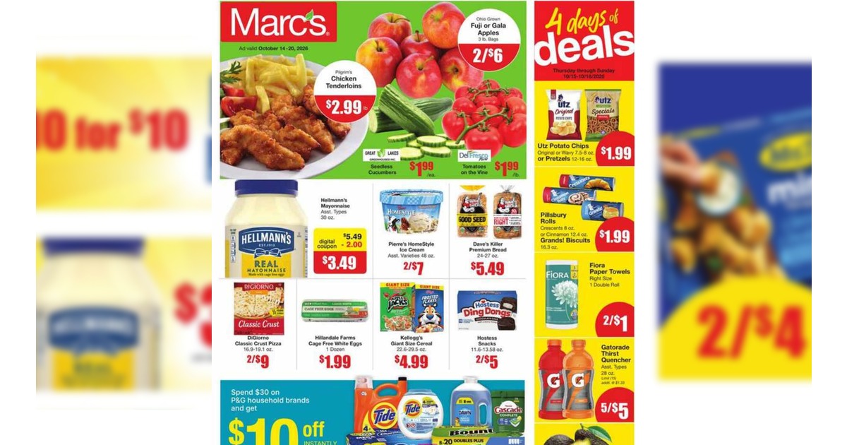 Marc's Weekly (10/14/26 – 10/20/26) Ad Preview