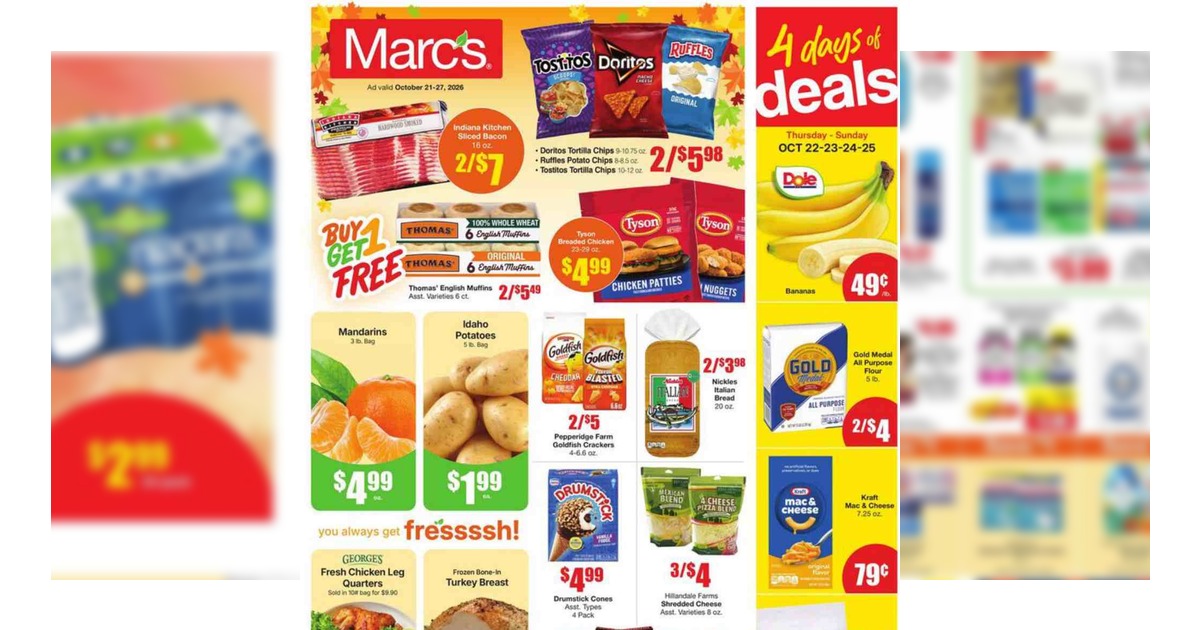 Marc's Weekly (10/21/26 – 10/27/26) Ad Preview