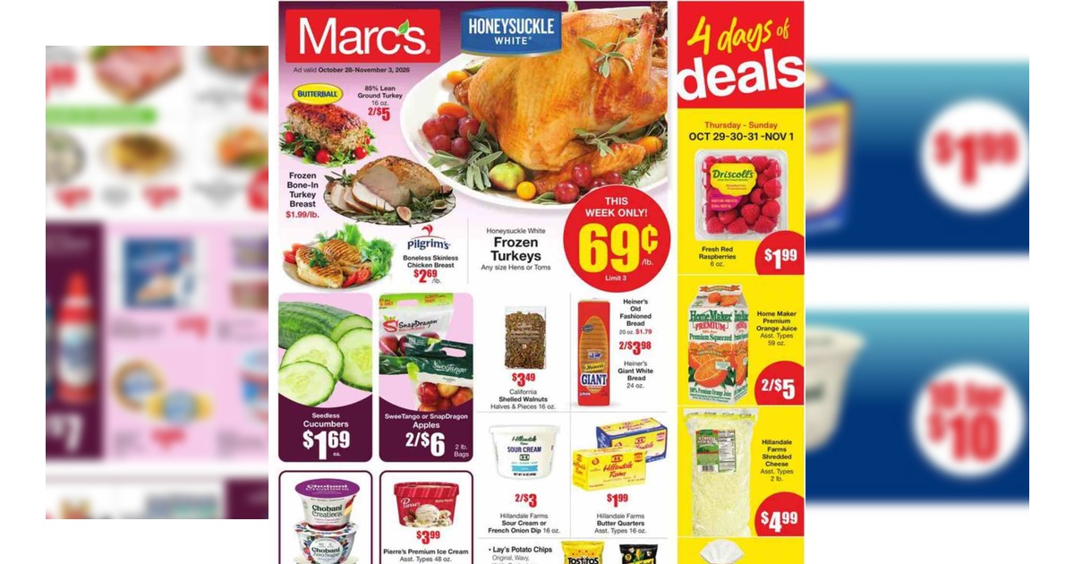 Marc's Weekly (10/28/26 – 11/3/26) Ad Preview