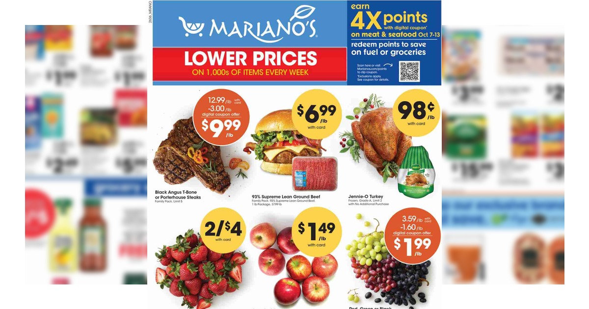 Mariano’s Weekly (10/7/26 – 10/13/26) Early Ad Preview