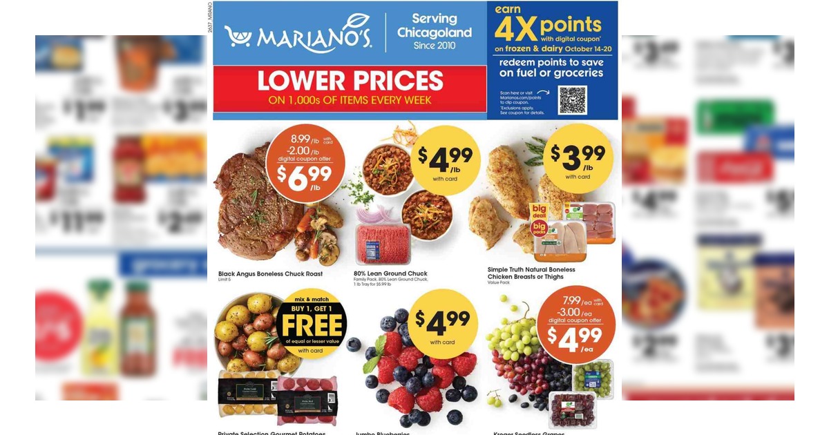 Mariano’s Weekly (10/14/26 – 10/20/26) Early Ad Preview