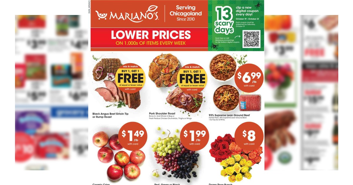 Mariano’s Weekly (10/21/26 – 10/27/26) Early Ad Preview