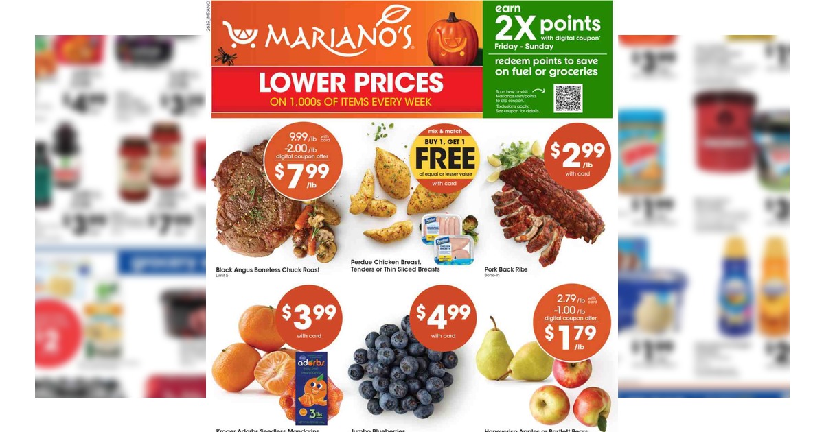 Mariano’s Weekly (10/28/26 – 11/3/26) Early Ad Preview