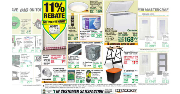 Menards Weekly Ad (10/29/26 - 11/8/26)