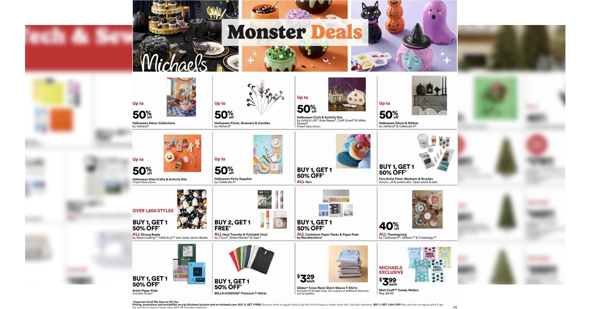 Michaels Weekly Ad (10/18/26 - 10/24/26) Preview!