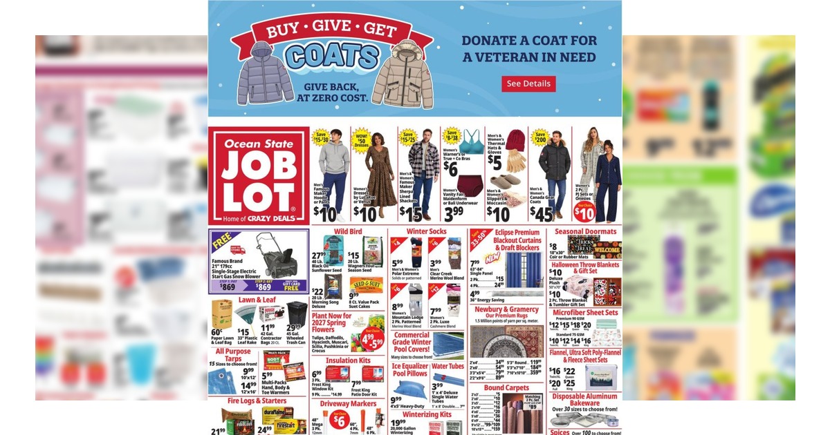 Ocean State Job Lot Ad (10/15/26 - 10/21/26) Preview