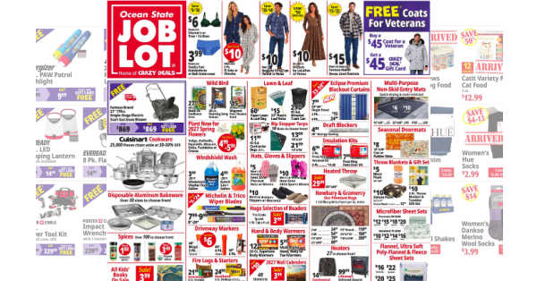 Ocean State Job Lot Ad (10/29/26 - 11/4/26)