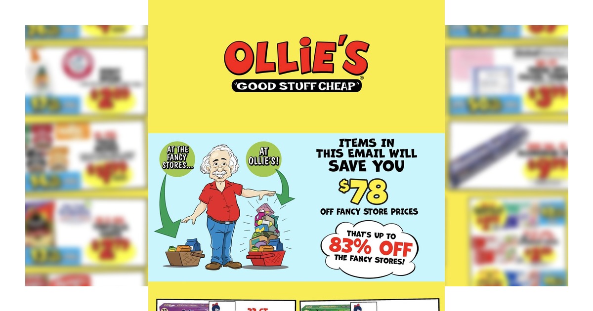 Ollie’s Weekly Ad (10/15/26 - 10/22/26) Preview!