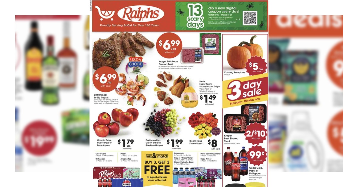 Ralphs Weekly (10/21/26 – 10/27/26) Ad Preview!