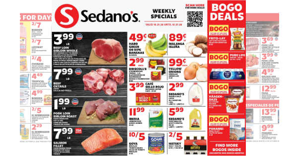 Sedano's Weekly Ad (10/21/26 – 10/27/26)