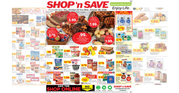 Shop 'n Save Weekly (10/22/26 - 10/28/26)