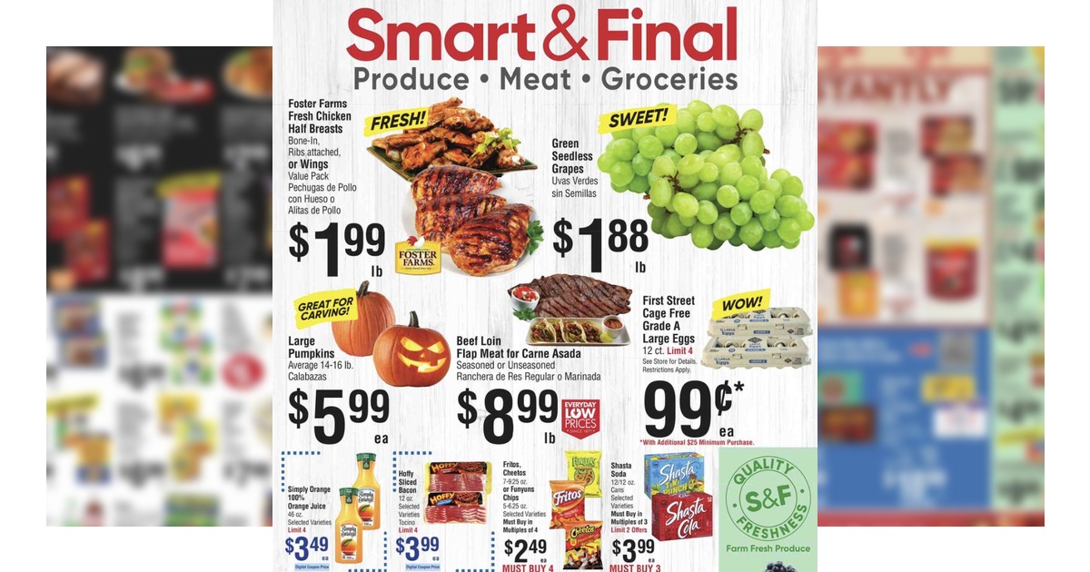 Smart and Final Weekly Ad (10/7/26 – 10/13/26) Preview
