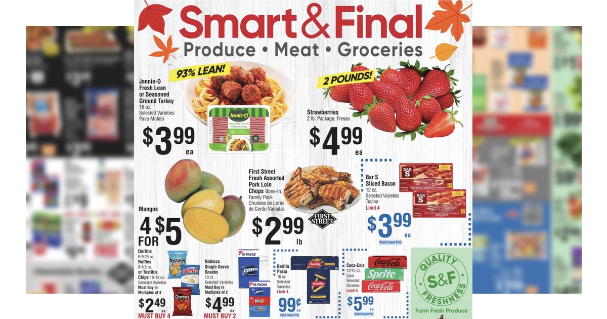 Smart and Final Weekly Ad (10/14/26 – 10/20/26) Preview