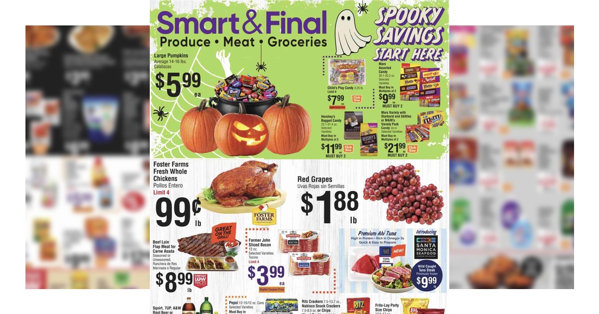 Smart and Final Weekly Ad (10/21/26 – 10/27/26) Preview
