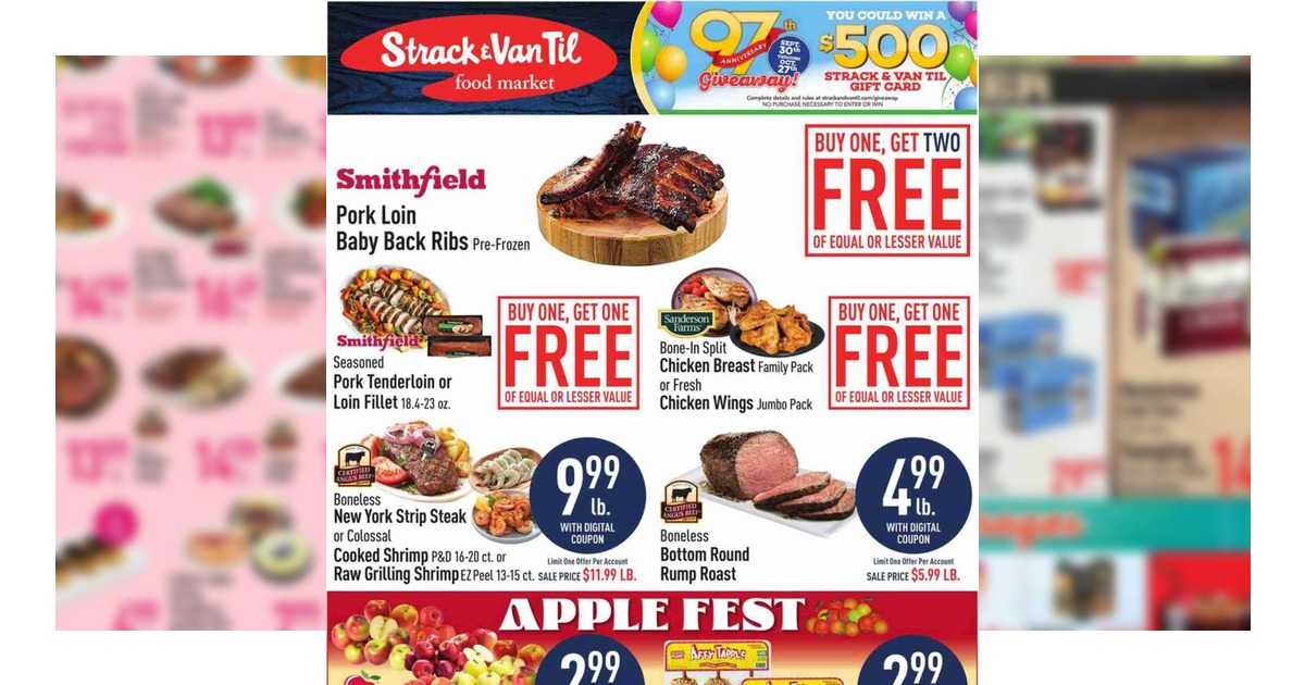 Strack and Van Til Weekly Ad (10/14/26 – 10/20/26) Preview
