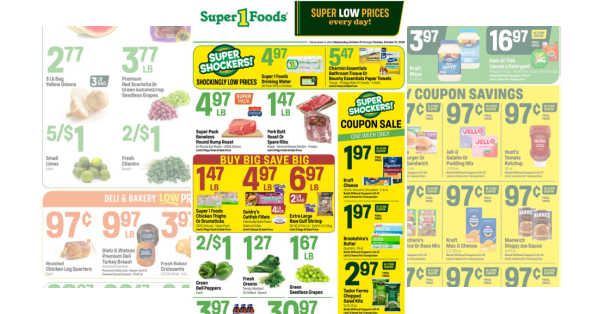 Super 1 Foods Ad (10/21/26 – 10/27/26)