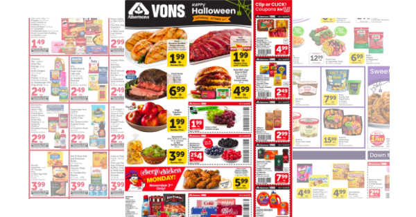 Vons Weekly Ad (10/28/26 – 11/3/26)