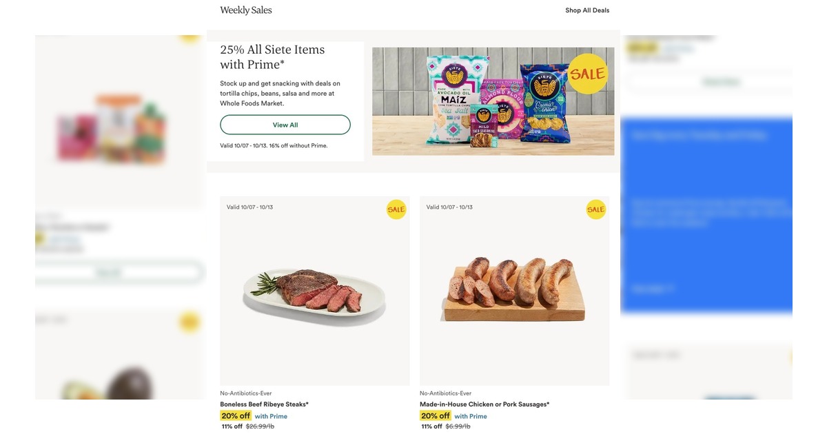 Whole Foods Weekly Ad (10/7/26 – 10/13/26) Ad Preview